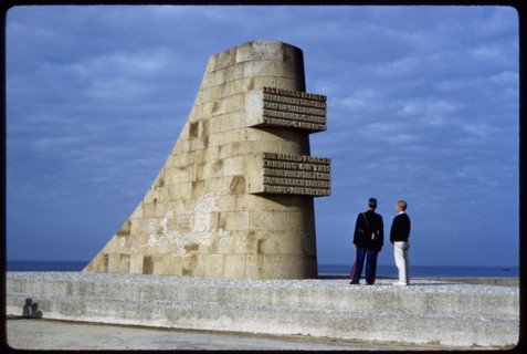 Les Braves Monument, Omaha Beach, Saint-Laurent-sur-Mer, France