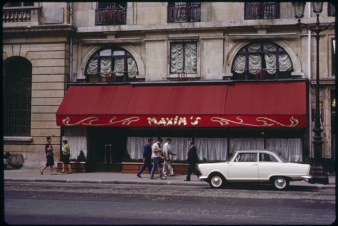 Maxim's, Rue Royale, Paris, France, 1963