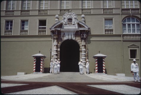 Royal Guards at Prince's Palace, Monaco, 1961
