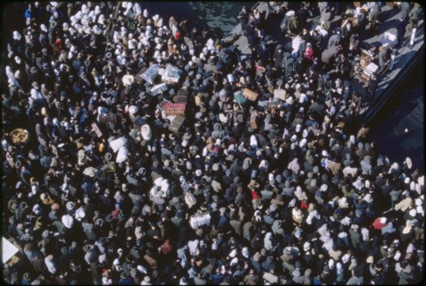 High Angle View of Pilgrims Starting for Mecca, Izmir, Turkey, 1965