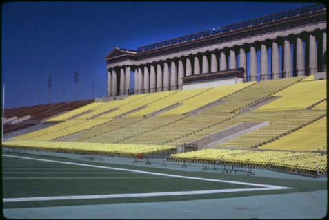 Field View, Soldier Field, Chicago, Illinois, USA, 1972