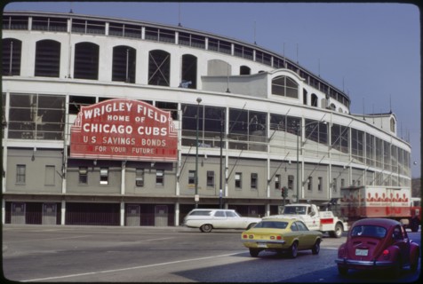 Wrigley Field, Home of Chicago Cubs Baseball Team, Chicago, Illinois, USA, 1972