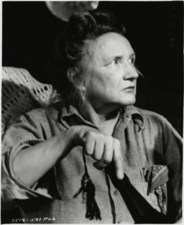Marjorie Main, on-set of the Film, "Friendly Persuasion", Allied Artists/MGM, 1956