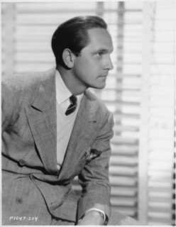 Fredric March, Publicity Portrait for the Film, "Design for Living", Paramount Pictures, 1933
