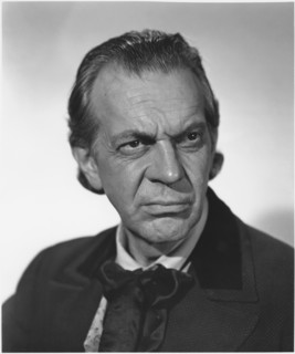 Raymond Massey, Publicity Portrait for the Film, "Prince of Players", 20th Century Fox, 1955