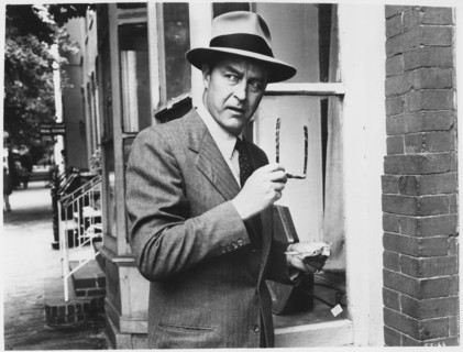 Ray Milland, on-set of the Film, "The Thief", United Artists, 1952
