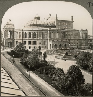 The Handsome Opera House of Odessa, the Ukraine, Single Image of Stereo Card, Keystone View Company