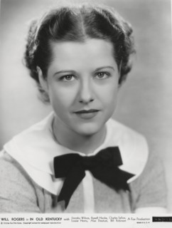 Dorothy Wilson, Publicity Portrait for the Film, "In Old Kentucky", Fox Film Corp, Distributed by 20th Century Fox, 1935
