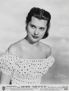 Phyllis Winger, Publicity Portrait for the Film, "Island in the Sky", Warner Bros., 1953