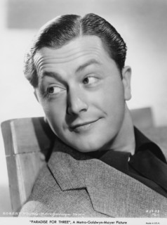 Robert Young, Publicity Portrait for the Film, "Paradise for Three", MGM, 1937