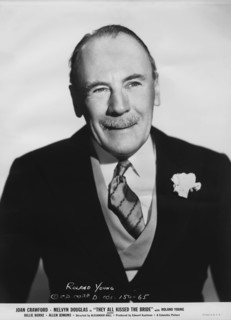 Roland Young, Publicity Portrait for the Film, "The All Kissed The Bride", Columbia Pictures, 1942