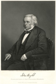John Bright (1811-89), British Politician and Orator, Engraving from an Original Painting by Alonzo Chappel, 1870