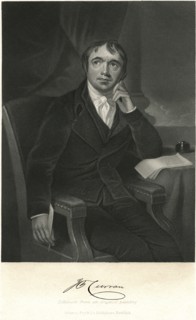 John Philpot Curran (1750-1817), Irish Statesman and Orator, Engraving from an Original Painting