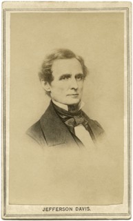 Jefferson Davis (1808-89), American Politician, President of the Confederate States, 1861-65, Head and Shoulders Portrait, 1860's