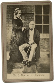 William Ewert Gladstone (1809-98), British Politician and Prime Minister, Portrait with his wife Catherine, 1881