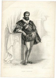 Jean Goujon (1510-65), French Renaissance Sculptor and Architect, Engraving