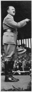 Adolf Hitler Addressing Youth at Nuremburg Rally (Reichspareitag), Nuremburg, Germany, September 1935