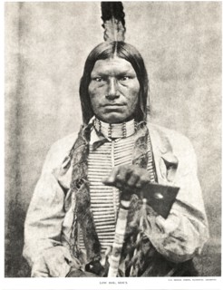 Low Dog (1846-94), Oglala Sioux Chief, Half-Length Portrait, early 1880's