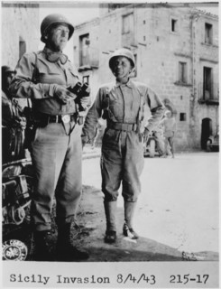 U.S. General George Patton during Invasion, Sicily, Italy, August 4, 1943