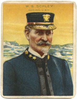 Winfield Scott Schley (1839-1911), Rear Admiral in U.S. Navy, hero of the Battle of Santiago de Cuba during Spanish American War, Portrait, 1898