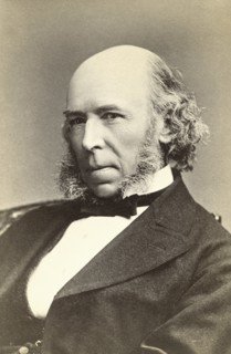 Herbert Spencer (1820-1903), English Philosopher, Sociologist, Biologist and Prominent Classical Liberal Political Theorist of the Victorian Era, Portrait, 1870's