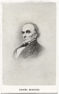Daniel Webster (1782-1852), American Politician, Served as Congressman in the U.S. House of Representatives, Senator, &  Secretary of State, Head and Shoulders Portrait