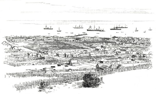 Punta Arenas, Chile, Harper's Monthly Magazine, 1890