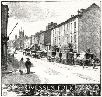 Wessex Folk, Illustration, Harper's Weekly Magazine, 1890