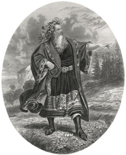 Mr. Edwin Forrest as King Lear, Illustration by Henry J. Johnson, Harper's Monthly Magazine, 1879