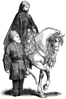 Sultan of Turkey, 1880, Illustration, Classical Portfolio of Primitive Carriers, by Marshall M. Kirman, World Railway Publ. Co., Illustration, 1895