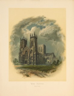 York Minster, West Front, Arthur Wilde Parsons, 1886