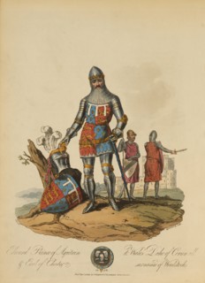 Edward Prince of Aquitain & Wales, Duke of Cornwall & Earl of Chester, surnamed of Woodstock, 1376, Engraving published 1811