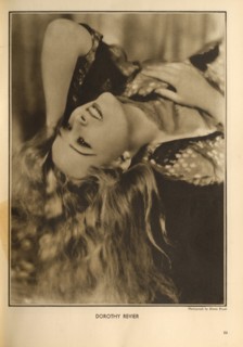 Actress Dorothy Revier, Publicity Portrait inside The New Movie Magazine, May 1930