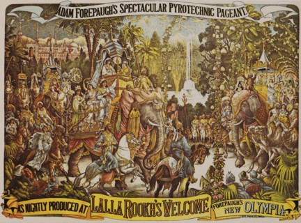 Adam Forepaugh, circus, entertainment, performance, illustration, historical,