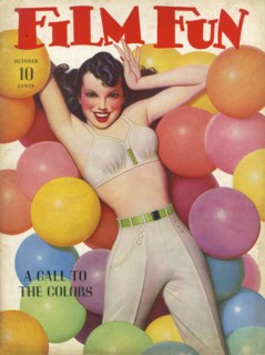 woman, pulp, sexy, magazine, Film Fun, historical,