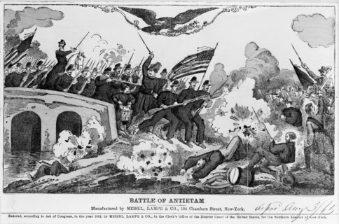 Battle of Antietam, by Meisel Lampe & Co., Illustration, 1863