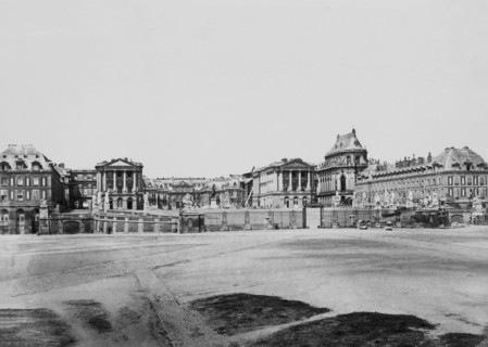 Palace of Versailles, Versailles, France, Silver Albumen Print, Edouard Baldus, 1860's