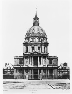 Invalides, Paris, France, Silver Albumen Print, Edouard Baldus, 1860's