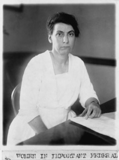 Grace Abbott, Chief of Children's Bureau of Department of Labor, Seated Portrait, National Photo Company, August 1929