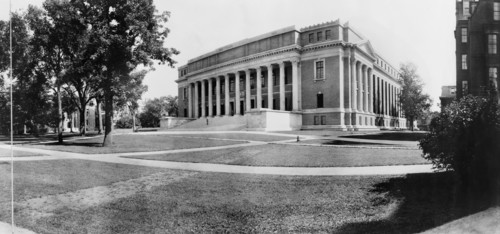 Library and Campus, Harvard University, Cambridge, Massachusetts, USA, Irving Underhill, 1915