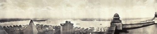 South and West from Equitable Building, New York City, New York, USA, Irving Underhill, 1917