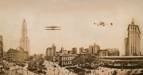 City Hall Park, New York City, New York, USA, Irving Underhill, 1913
