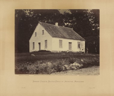 Dunker Church, Battle-Field of Antietam, Maryland, Alexander Gardner, July 1863