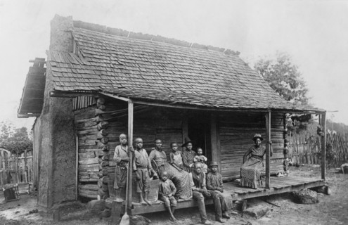 Slave Cabin, Barbour County near Eufaula, Alabama, USA, from Federal Writer's Project, "Born in Slavery: Slave Narratives", United States Work Projects Administration, 1936