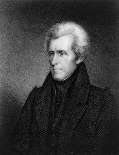 Andrew Jackson (1767-1845), Seventh President of the United States, Head and Shoulders Portrait, Engraving by James Barton Longacre
