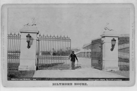 South Gateway, Biltmore House, Ashville, North Carolina, USA, Thomas H. Lindsey, 1896