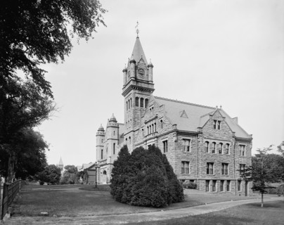 Mary Lyon Hall, Mount Holyoke College, South Hadley, Massachusetts, USA, Detroit Publishing Company, 1900