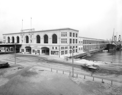 Commonwealth Pier, South Boston, Massachusetts, USA, Detroit Publishing Company, 1910's