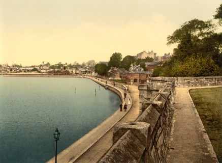 South Shore, Southampton, England, UK, Photochrome Print, Detroit Publishing Company, 1905