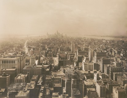 Cityscape South from Metropolitan Tower, New York City, New York, USA, 1912